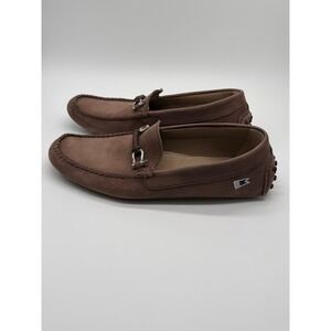 Riomar Deck Driving Loafers Mens 11.5 Brown Leather Bit Moccasins Suede